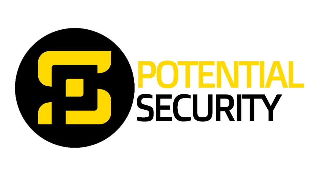 A logo featuring a yellow stylized letter "S" within a black circle alongside the yellow text "POTENTIAL FUEL," possibly associated with Vancouver BC.