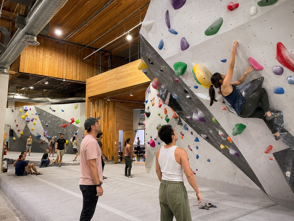 bouldering gym session vancouver local climbers in action Vancouver BC Date Night Ideas bouldering gym session vancouver local climbers in action Vancouver BC Date Night Ideas