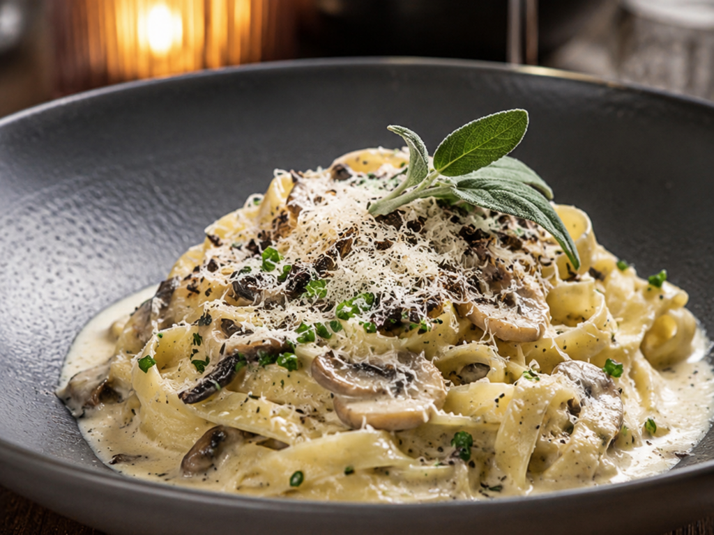creamy mushroom fettuccine vancouver local delicious dish 2023 Where locals actually eat in vancouver bc