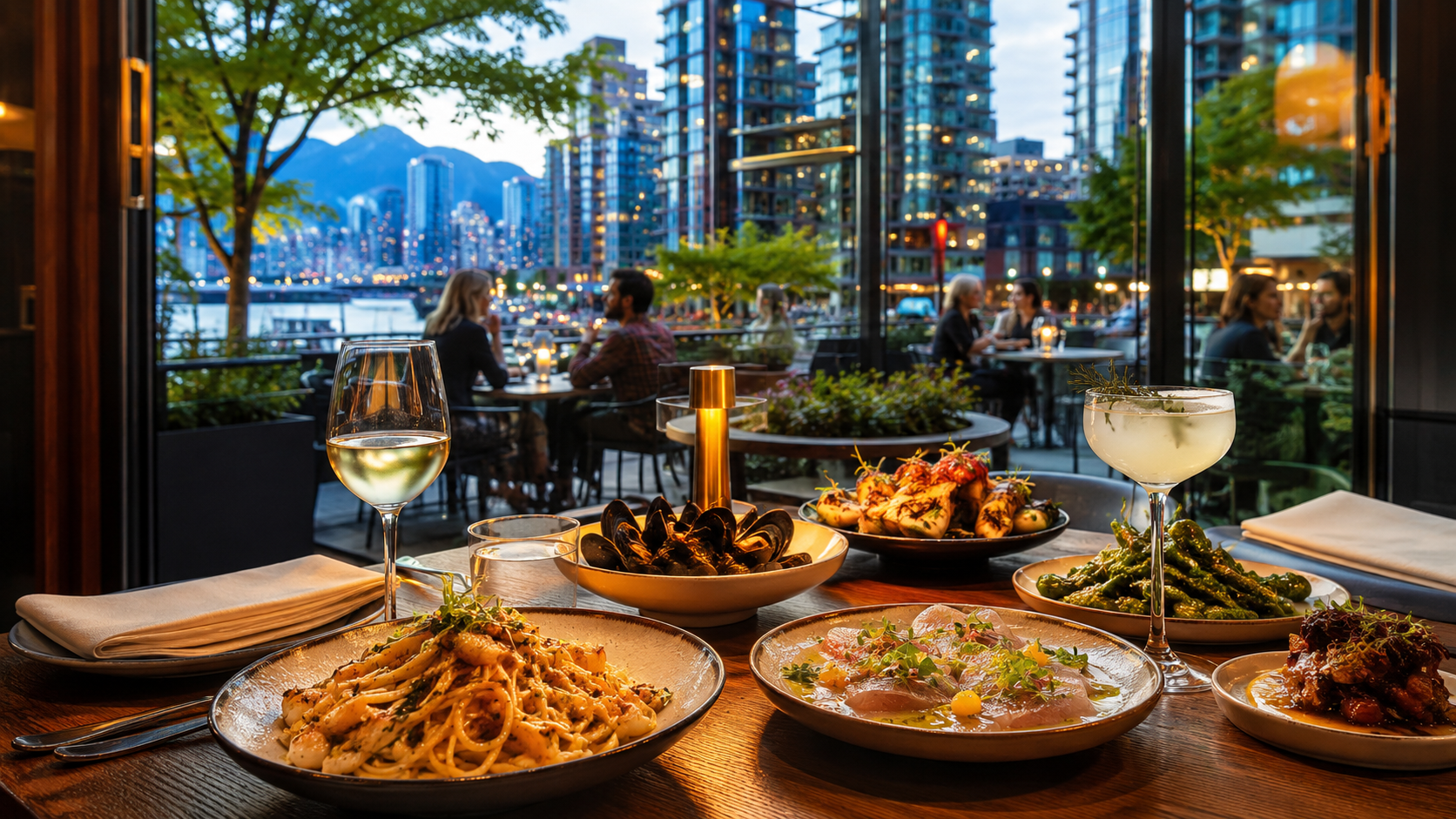 fine dining dishes vancouver local nightlife view Downtown Vancouver BC Food Guide Best Restaurants Downtown Vancouver BC Food Guide Best Restaurants