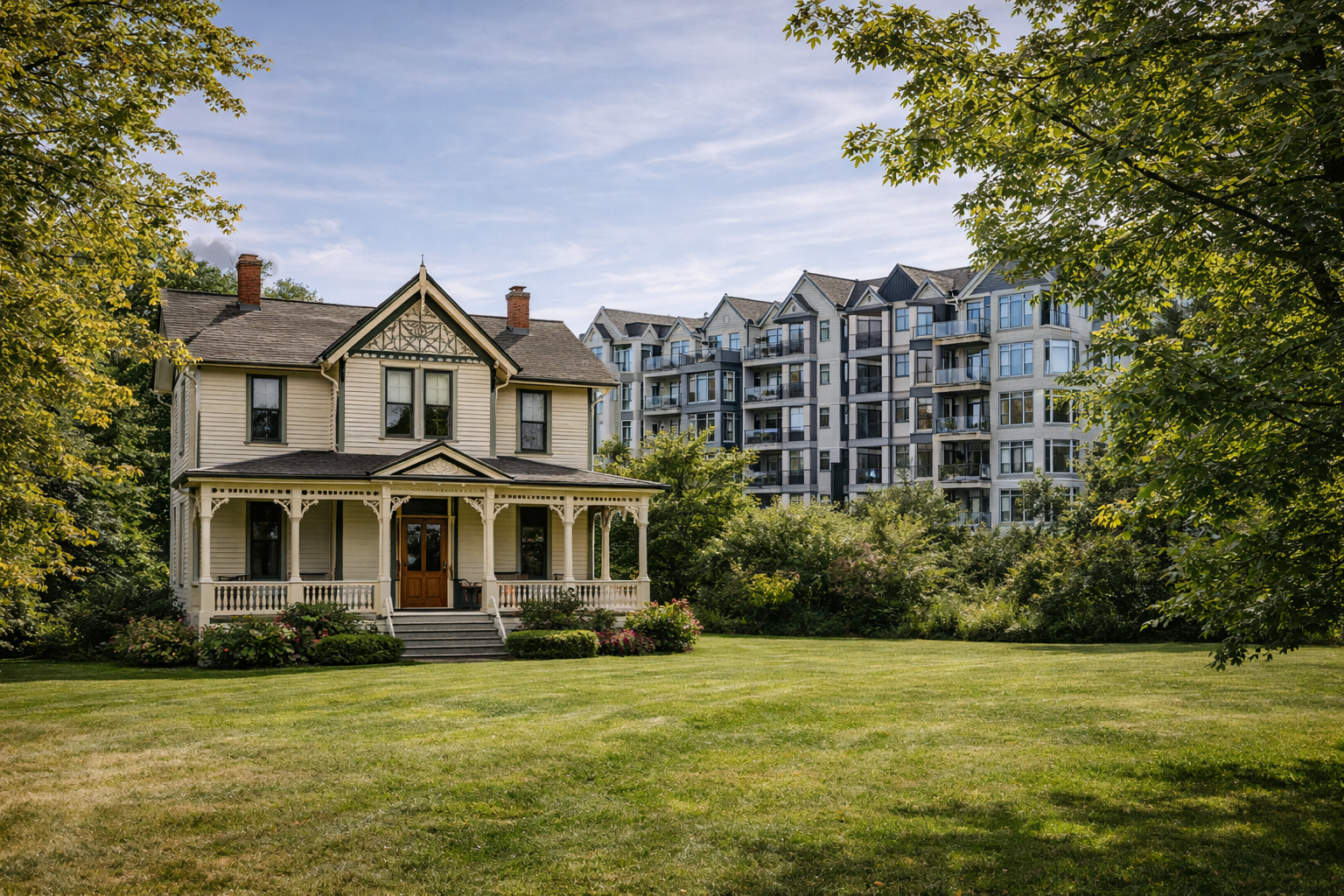 historic house and modern condos maple ridge Historic Vancouver BC Past to Present Guide historic-house-and-modern-condos-maple-ridge