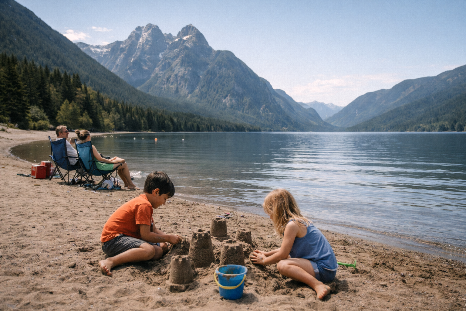 kids building sandcastles at lake directory Parks In Vancouver for family outings kids-building-sandcastles-at-lake-directory