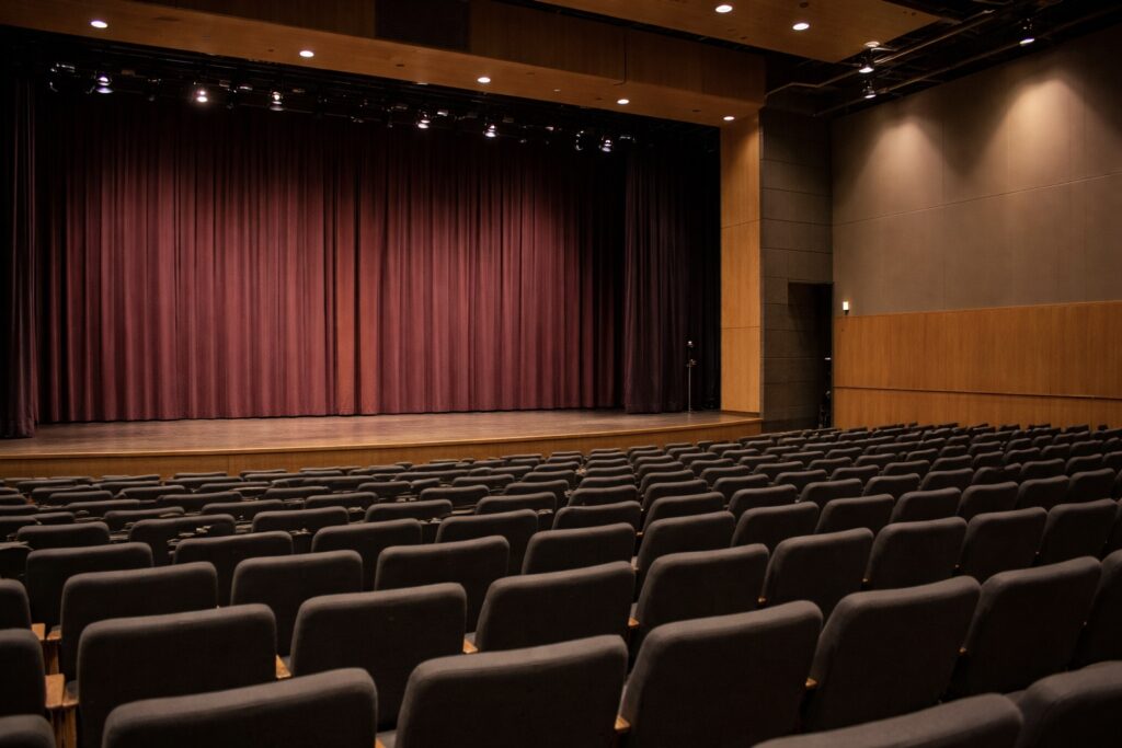 theater stage empty seats maple ridge