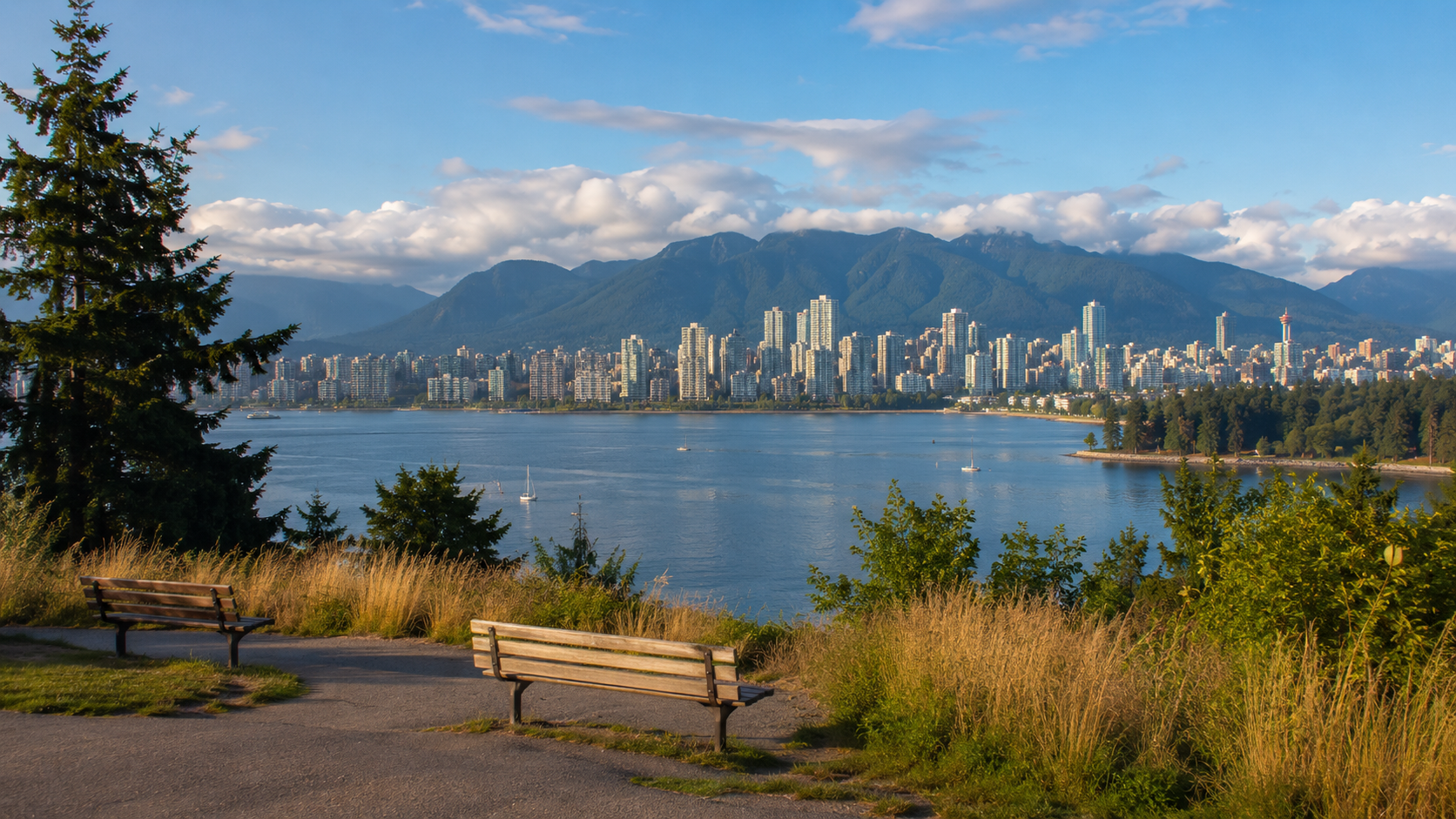 views of vancouver local skyline and mountains from park bench Vancouver BC Photo Spots Beautiful Views views of vancouver local skyline and mountains from park bench Vancouver BC Photo Spots Beautiful Views