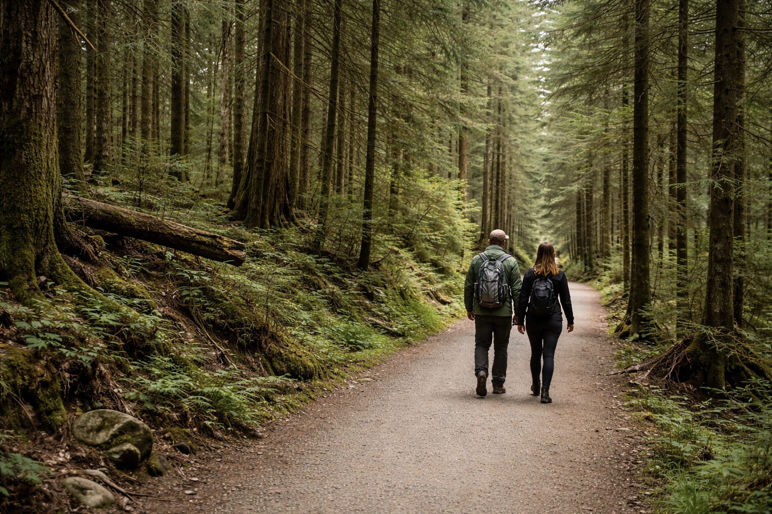 walking trail in the woods maple ridge nature hiking adventure