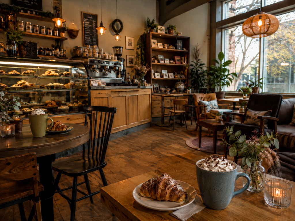 cozy cafe with croissant and coffee vancouver local 1 best hot chocolate spots in vancouver bc