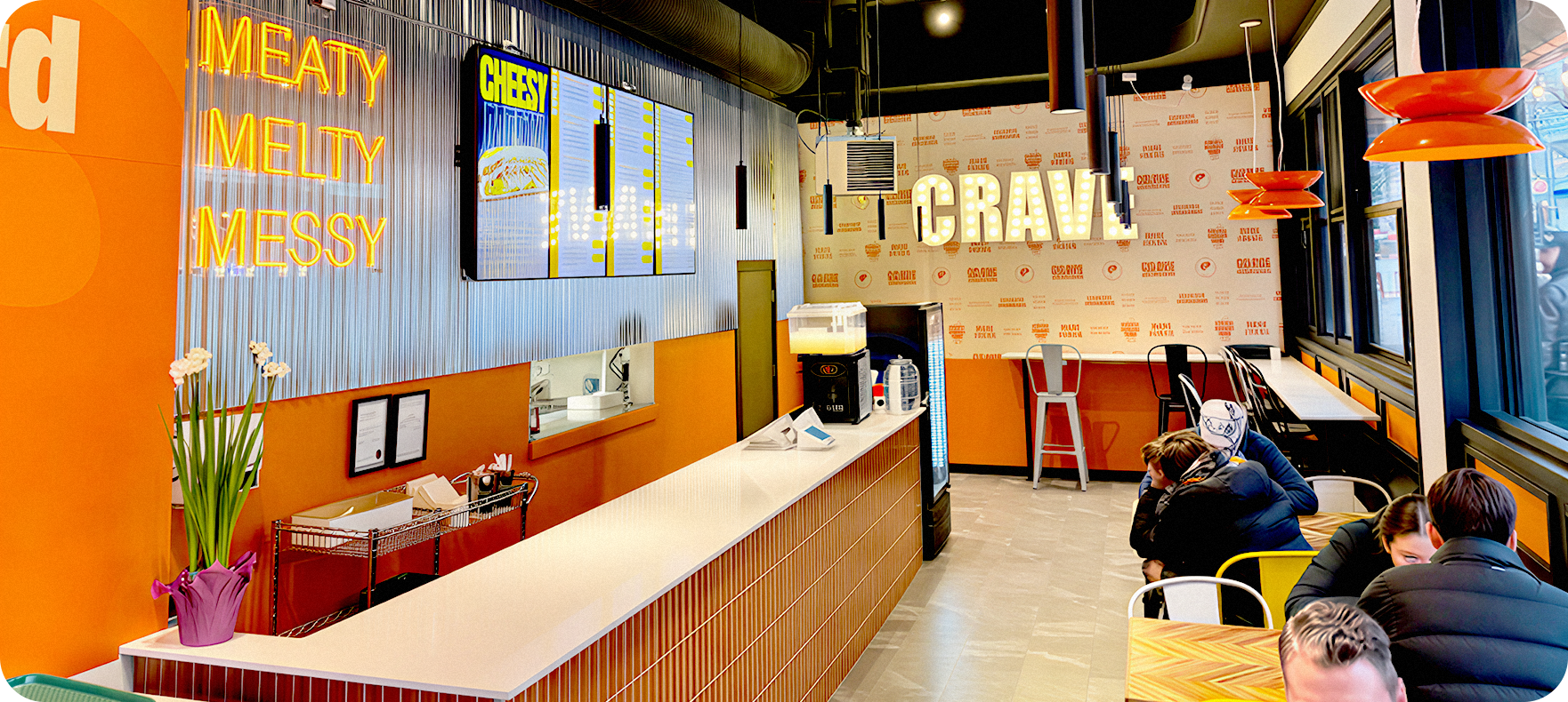 Crave Cheesesteaks in Downtown Vancouver, Vancouver