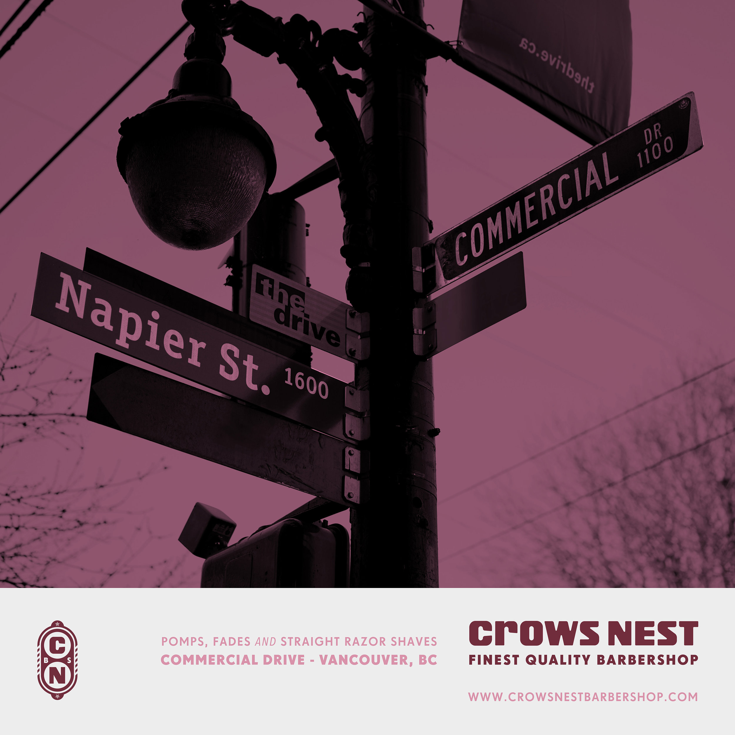 Crownest Barbershop in Commercial Drive, Vancouver