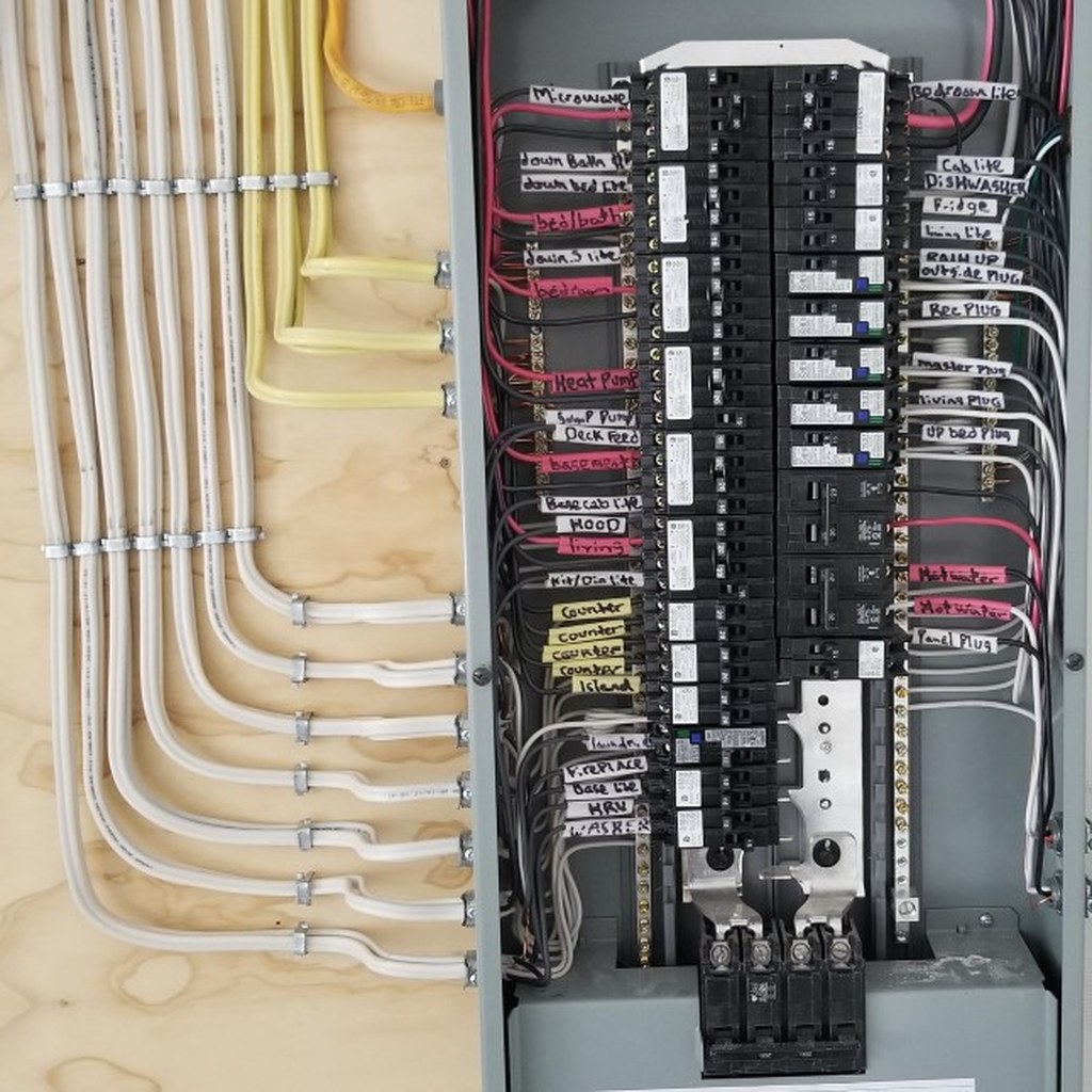 dsc square maple ridge DSC Electric DSC Electric labelled electrical panel installation
