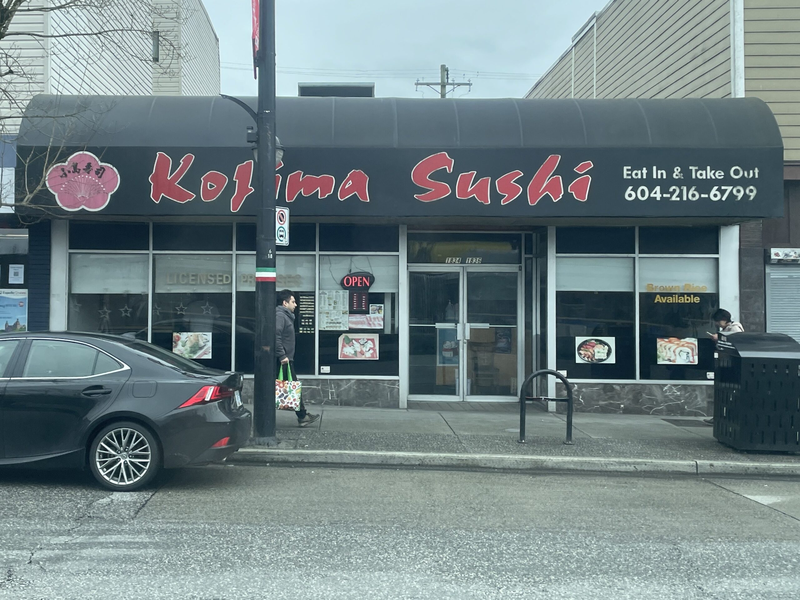 Kojima Sushi in Commercial Drive, Vancouver