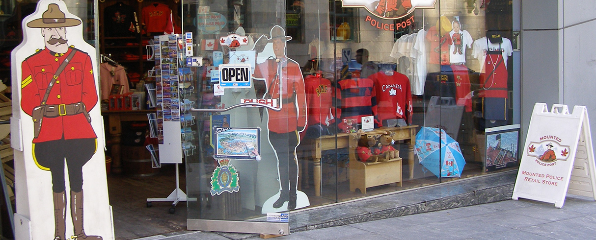 Mounted Police Gift Shop in Downtown Vancouver, Vancouver