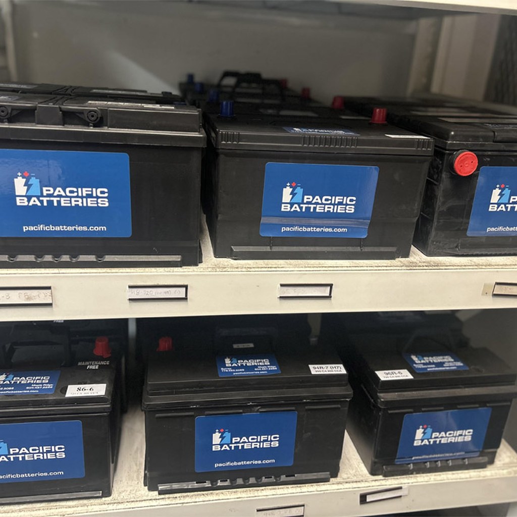 Pacific Batteries automotive and light truck battery products