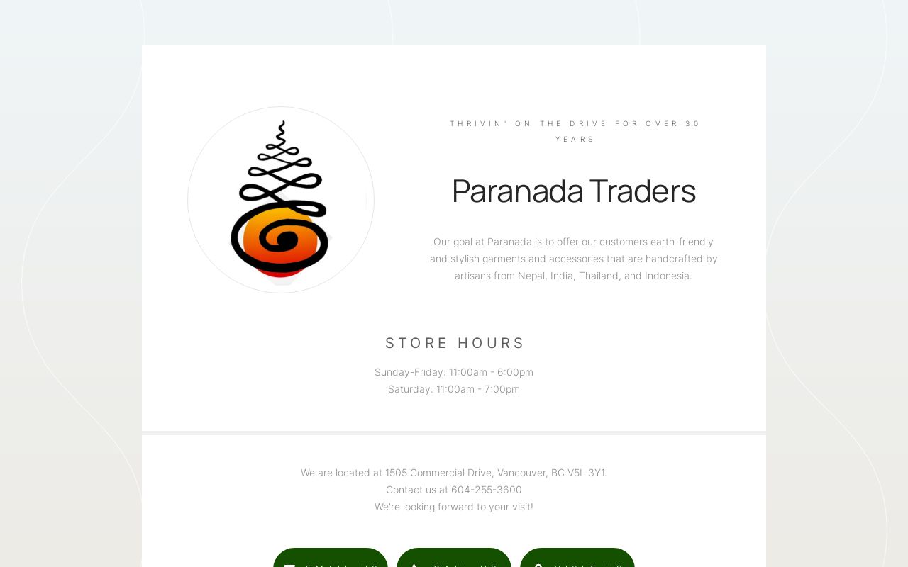 Paranada Traders in Commercial Drive, Vancouver
