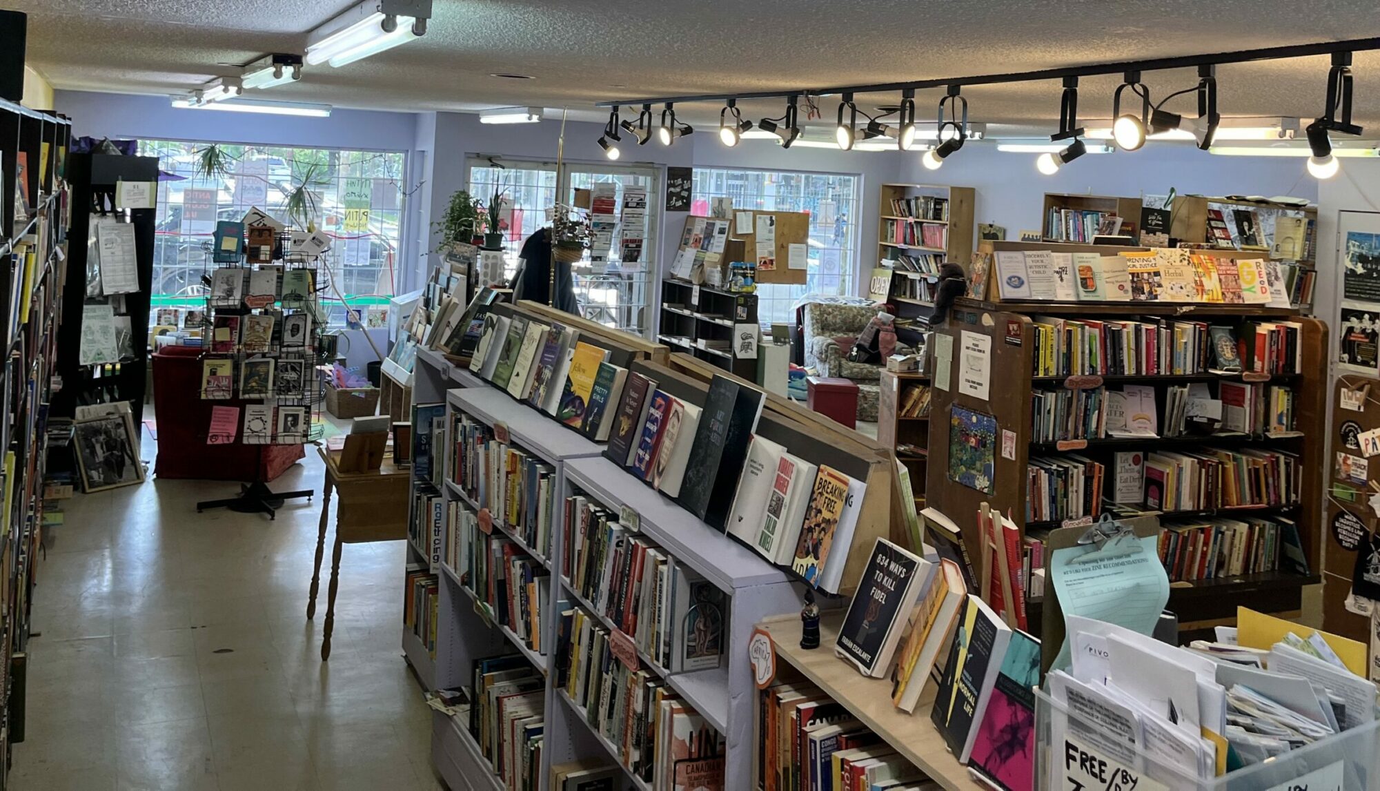 Spartacus Books in Commercial Drive, Vancouver