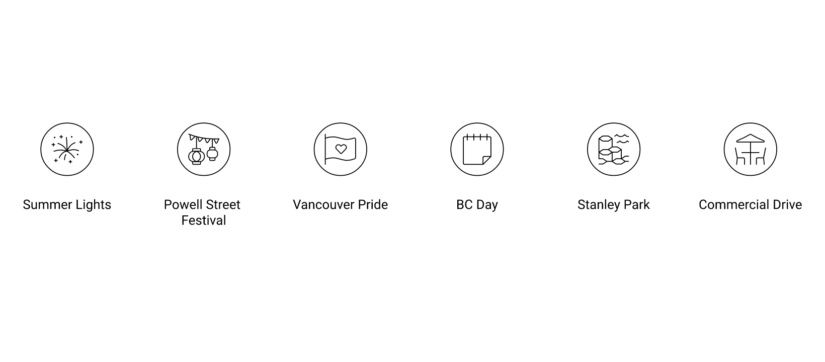 bc day vancouver infographic Powell Street Festival Turns 50: What's On for BC Day Long Weekend in Vancouver BC Day Long Weekend at a Glance infographic